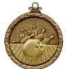 Antique tenpin bowling medal